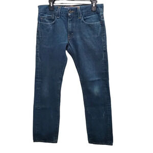 Levi's 511 Skinny Y2K Men's‎ Dark Wash Natural Distressed Denim Jeans Size 33x30